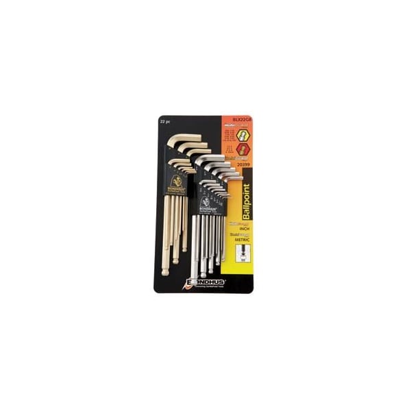 GoldGuard/BriteGuard Plated Balldriver L-Wrench, 2PK